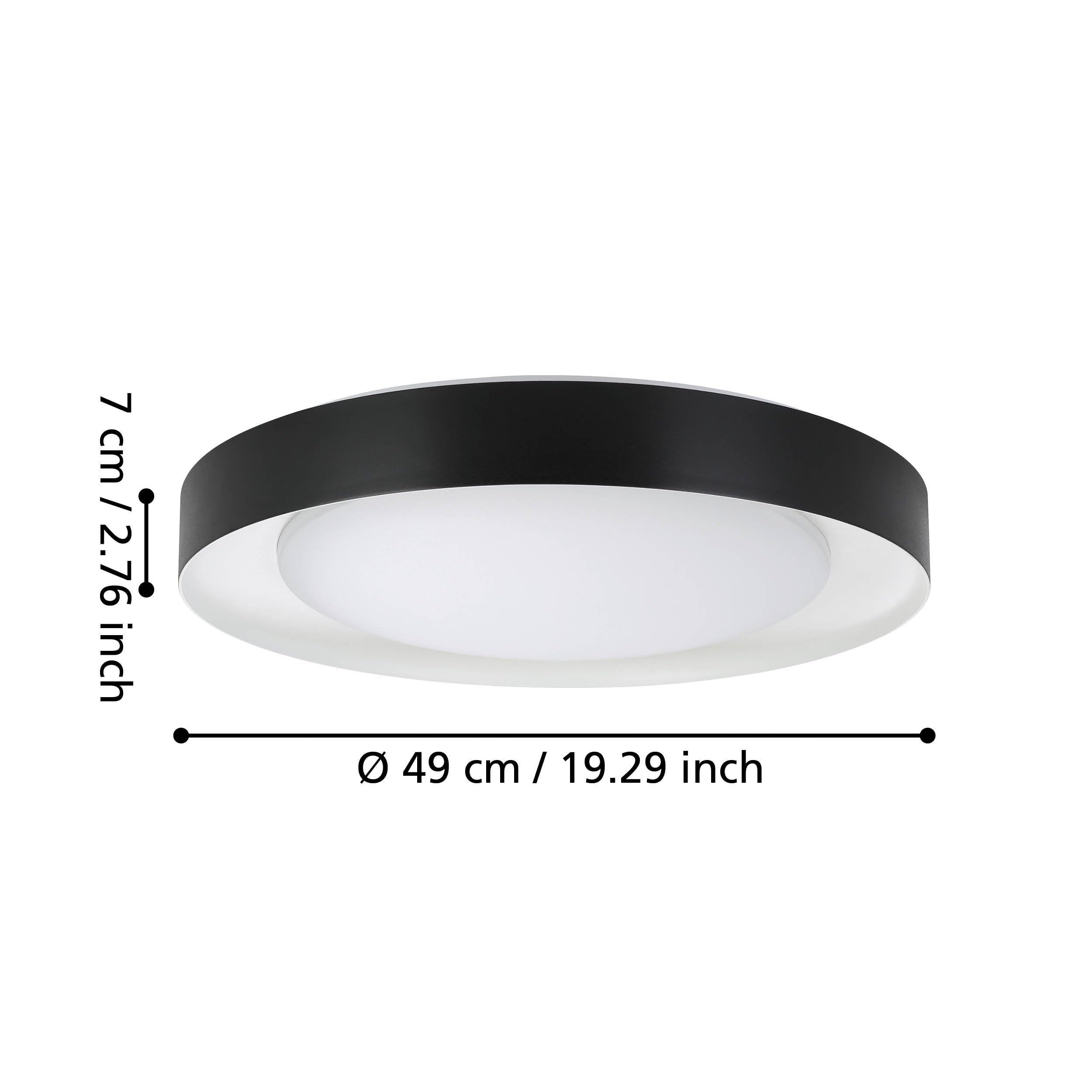 eglo-laurito-led-deckenleuchte-rund-mit-fernbedienung-schwarz-wei-49-cm image 8