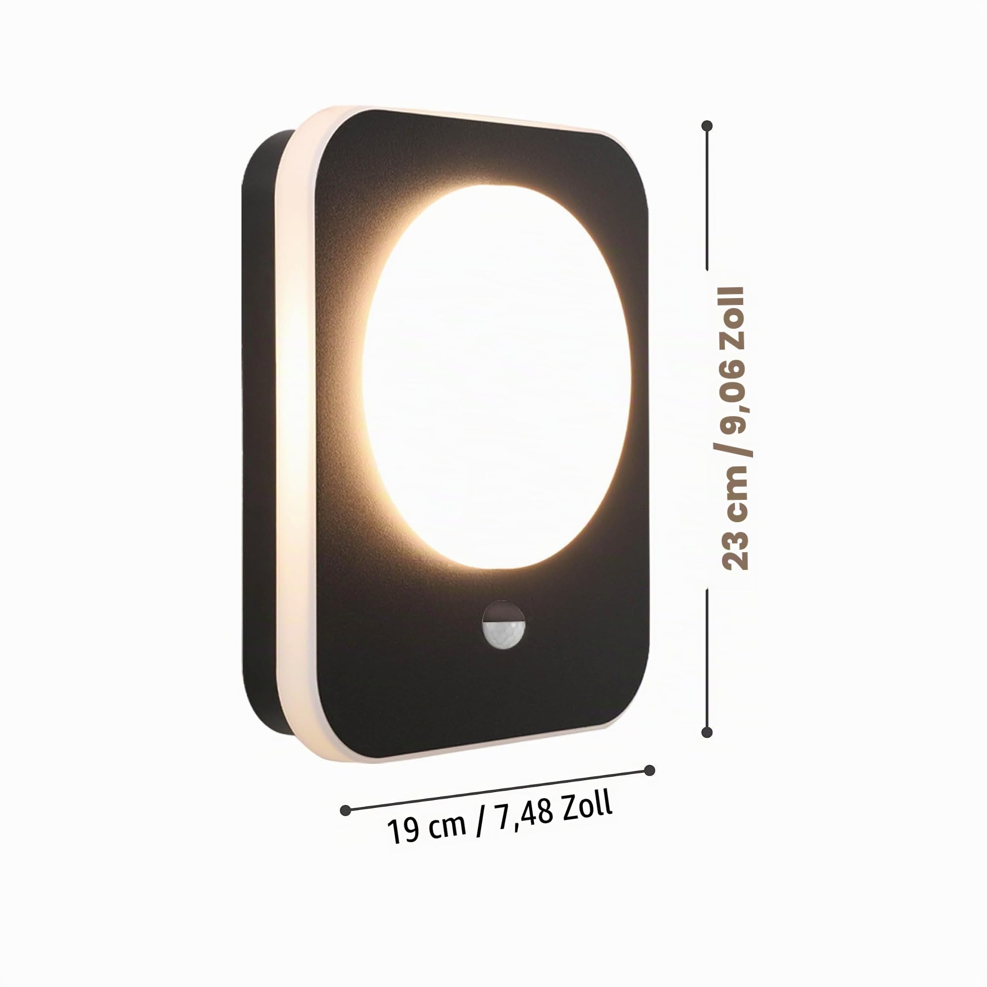 eglo-madriz-led-au-en-wandlampe-schwarz-mit-bewegungsmelder-und-d-mmerungssensor image 3