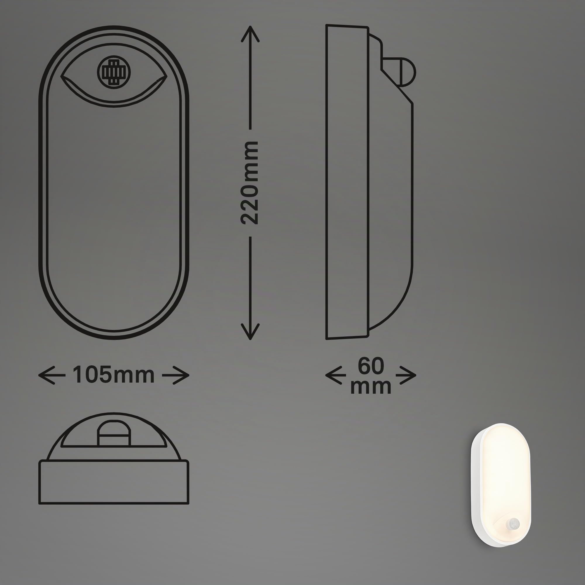 briloner-led-wandlampe-aussen-ip65-mit-bewegungsmelder-12w-wei image 7