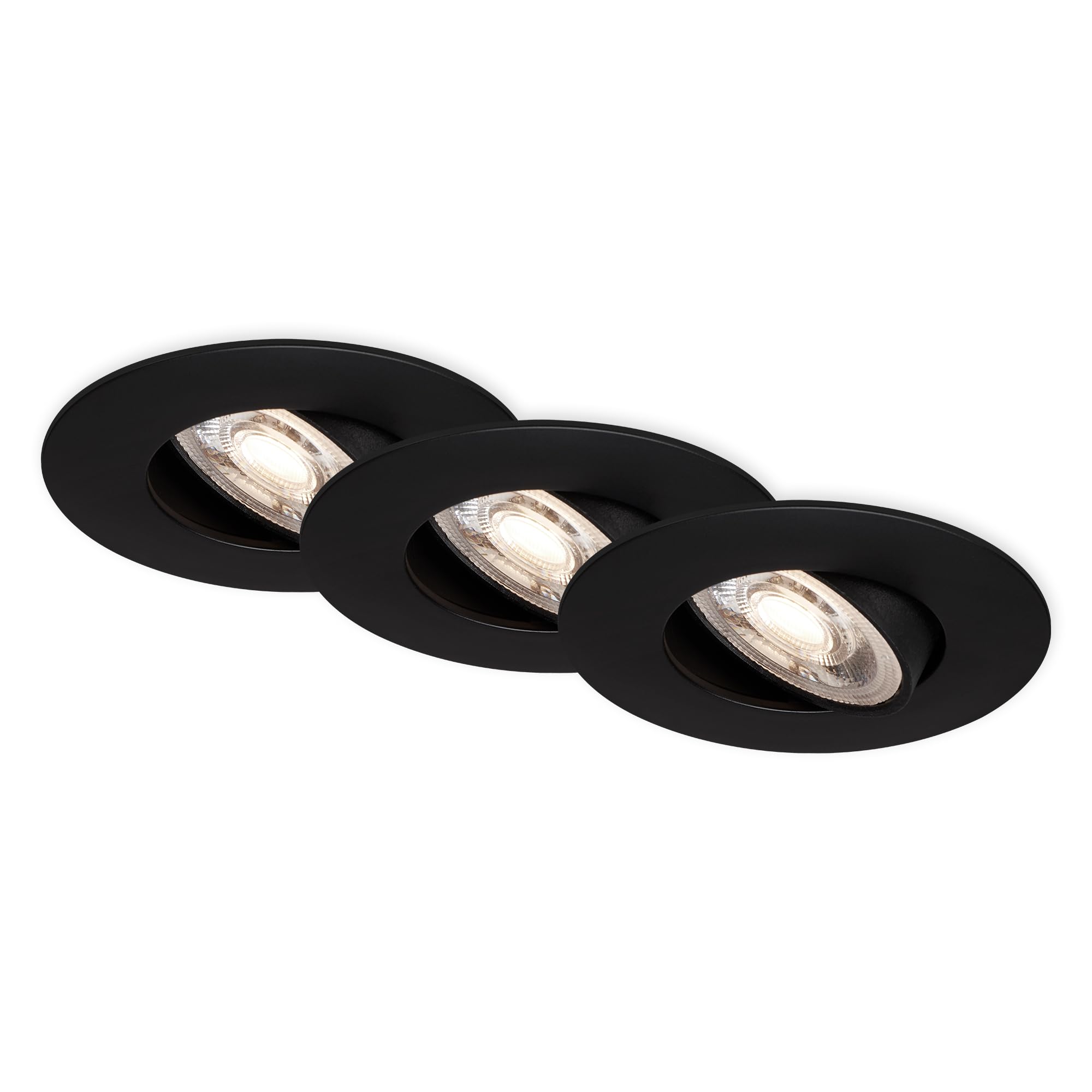 briloner-3er-set-led-einbaustrahler-ip65-dimmbar-schwarz-90x42-mm image 1
