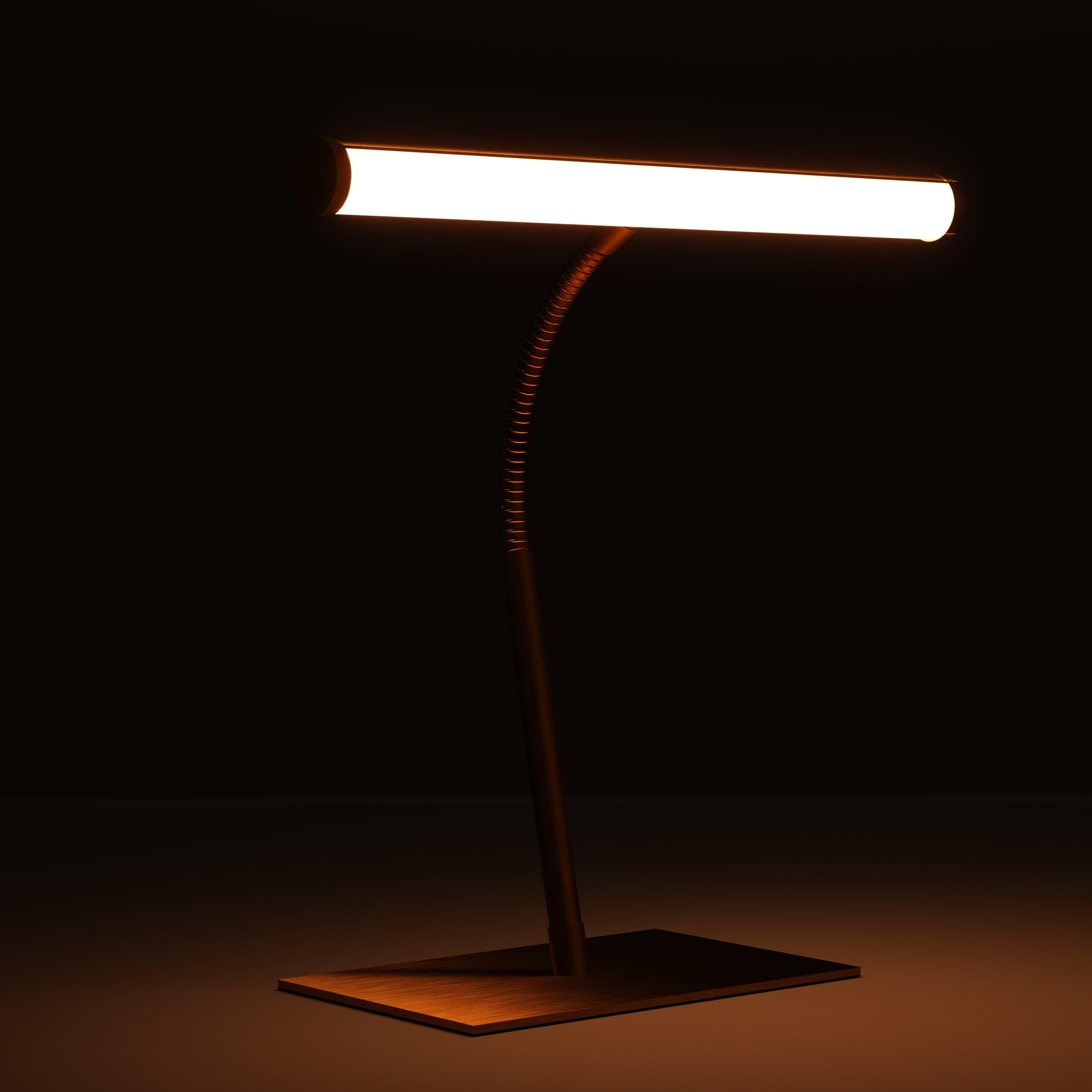eglo-riccione-led-tischlampe-flexarm-messing-touch-dimmbar-2700-6500-k image 2