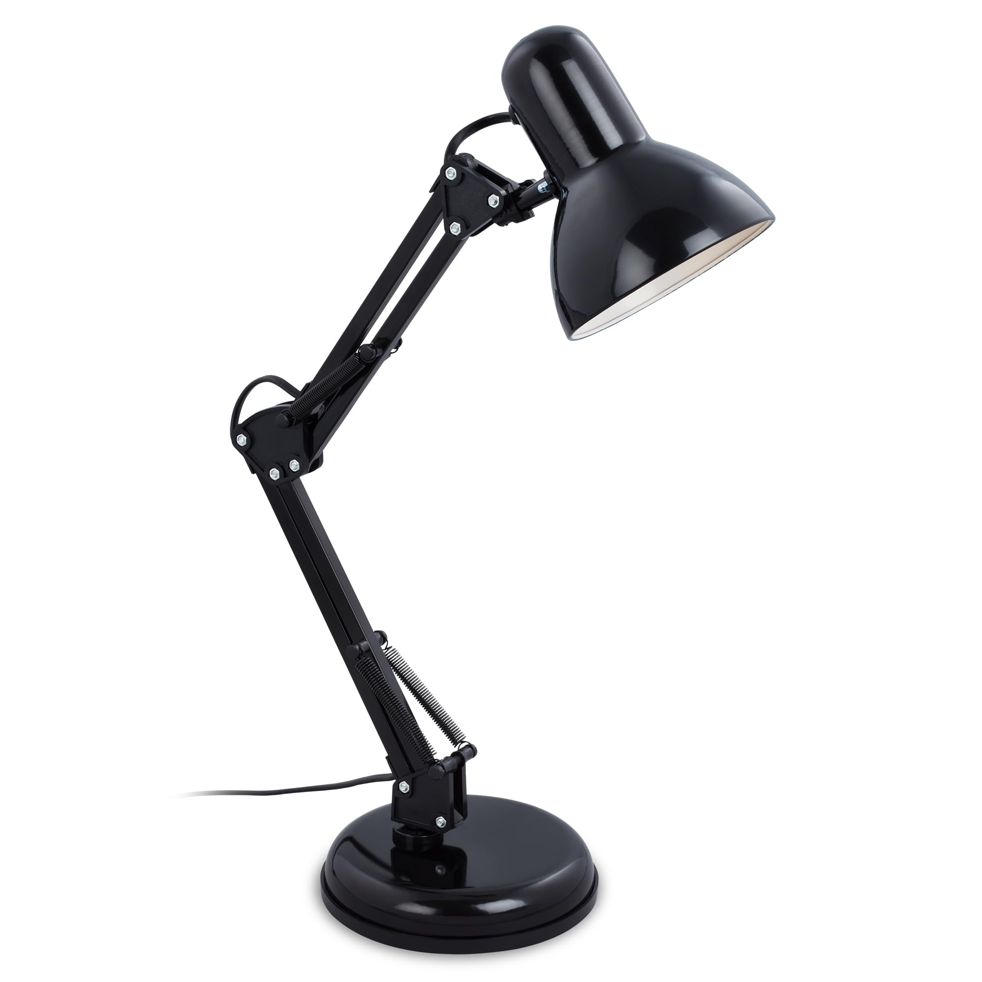 briloner-schreibtischlampe-vintage-schwenkbar-e14-schwarz-53-cm image 1