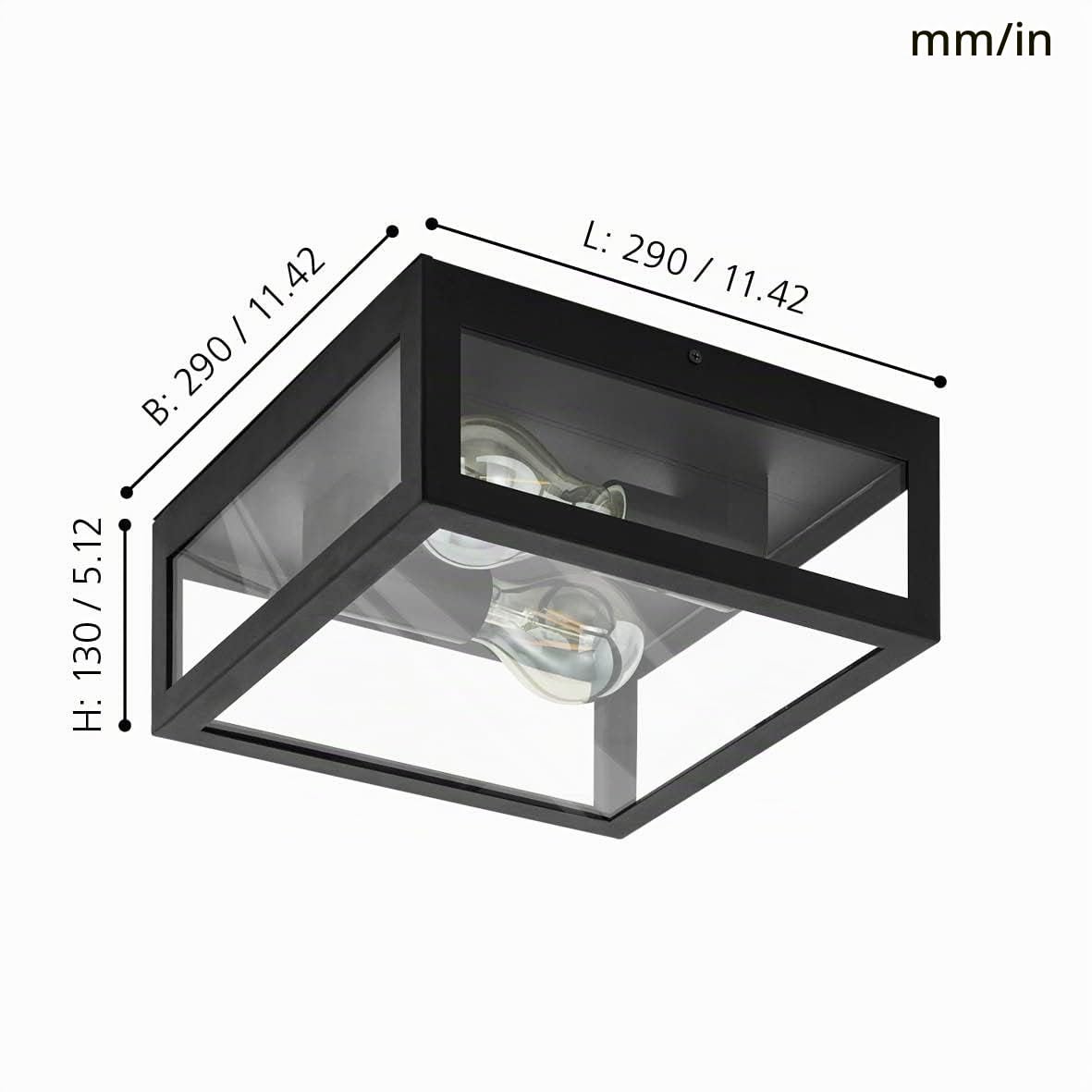 eglo-amezola-deckenleuchte-2-flammig-schwarz-klar-e27-ip44 image 6