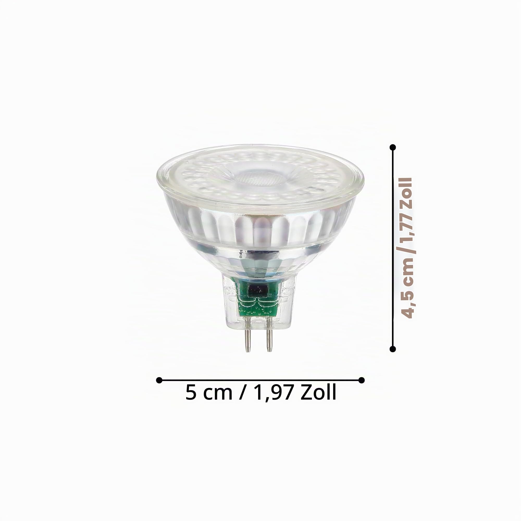 eglo-gu5-3-mr16-led-reflektor-2er-set-3w-warmwei-230lm image 2