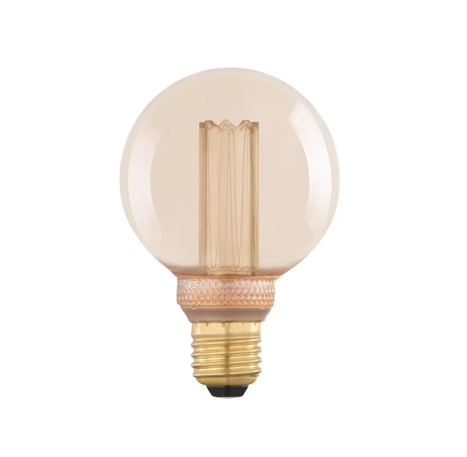 eglo-e27-led-vintage-lampe-g80-globe-amber-4w-1800k image 1