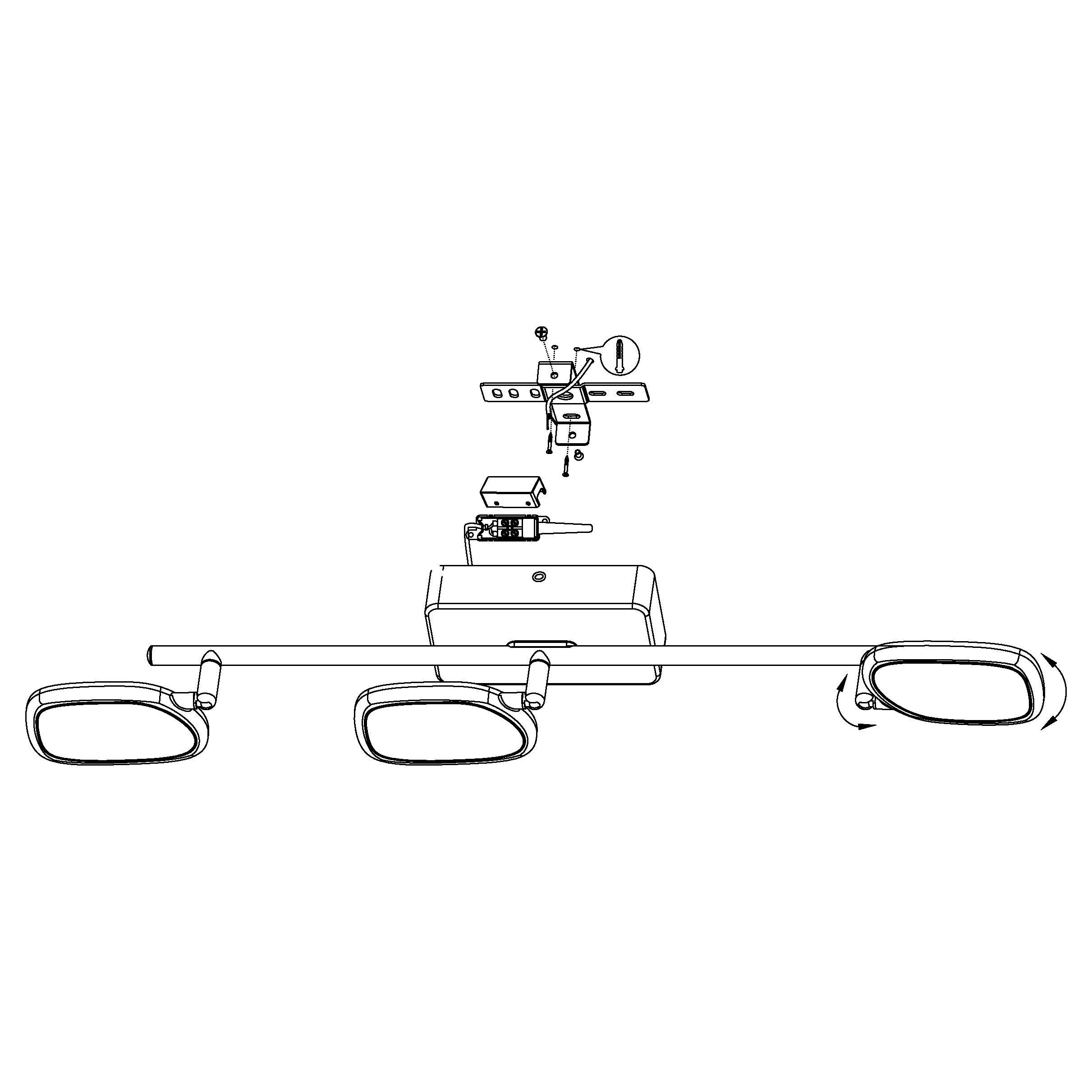 eglo-connect-palombare-c-smart-led-deckenleuchte-3-flammig-wei-rgb-dimmbar image 6