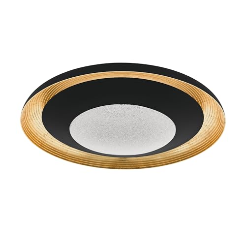 eglo-canicosa-2-led-deckenleuchte-rund-49-5-cm-schwarz-gold-mit-fernbedienung image 8