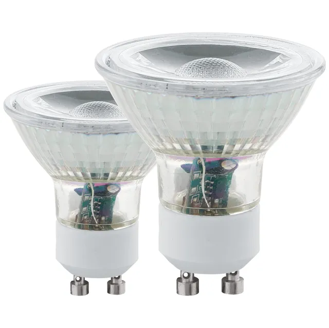 eglo-led-gu10-2er-set-5w-400lm-warmwei-3000k-spot image 1