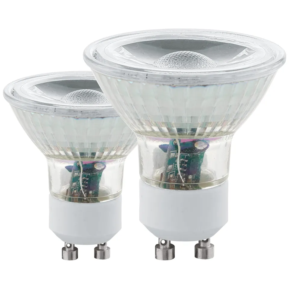 eglo-led-gu10-2er-set-5w-400lm-warmwei-3000k-spot image 1