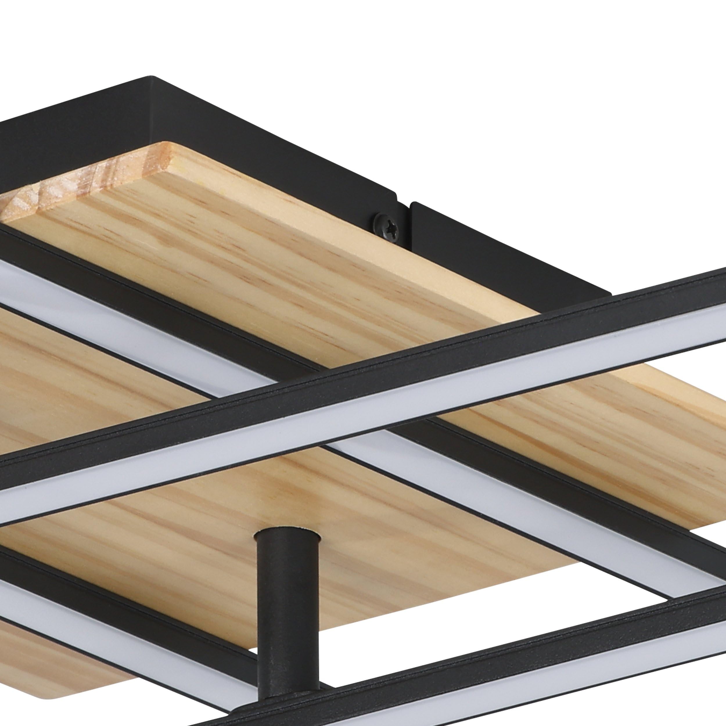 eglo-marinello-1-led-deckenleuchte-4-flammig-50-cm-schwarz-mit-pinienholz-warmwe image 5