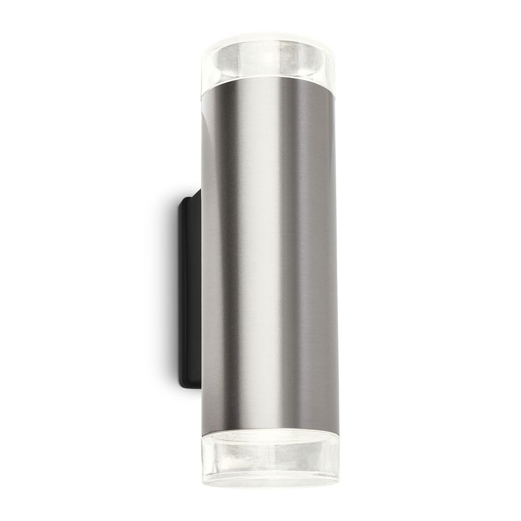 briloner-led-wandleuchte-aussen-up-and-downlight-gu10-silber-ip44-4000k image 1