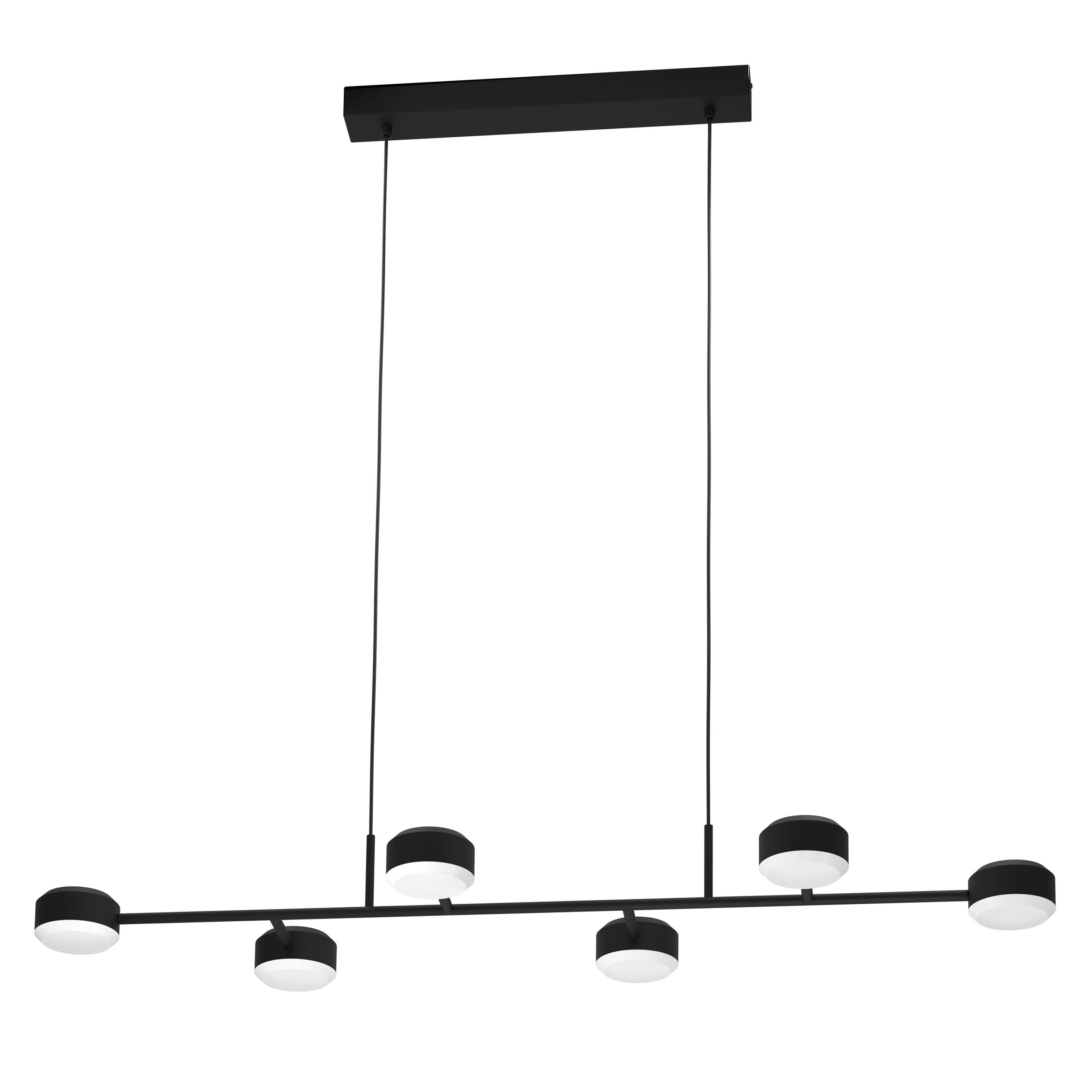 eglo-clavellina-led-pendelleuchte-6-flammig-120-cm-schwarz-warmwei image 1