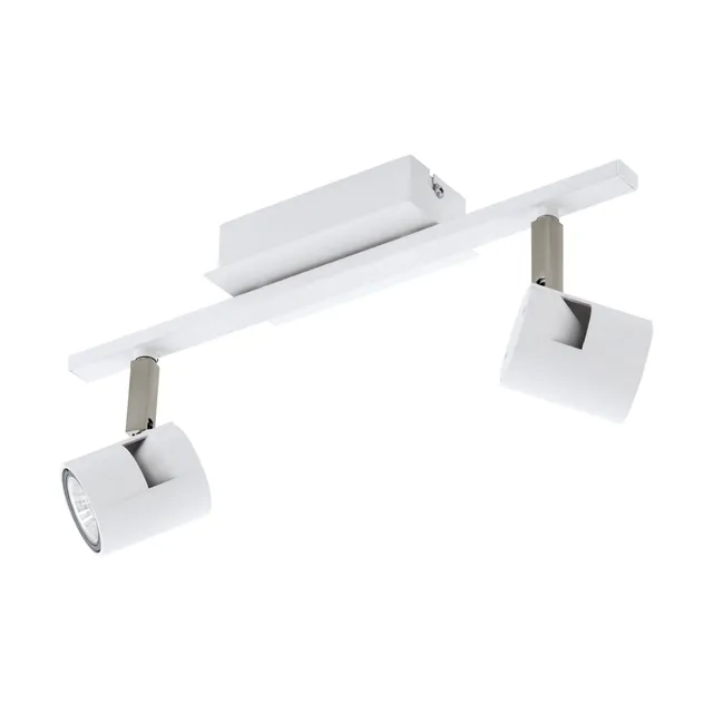 eglo-vergiano-led-deckenleuchte-2-flammig-dimmbar-wei-nickel-matt-gu10 image 1