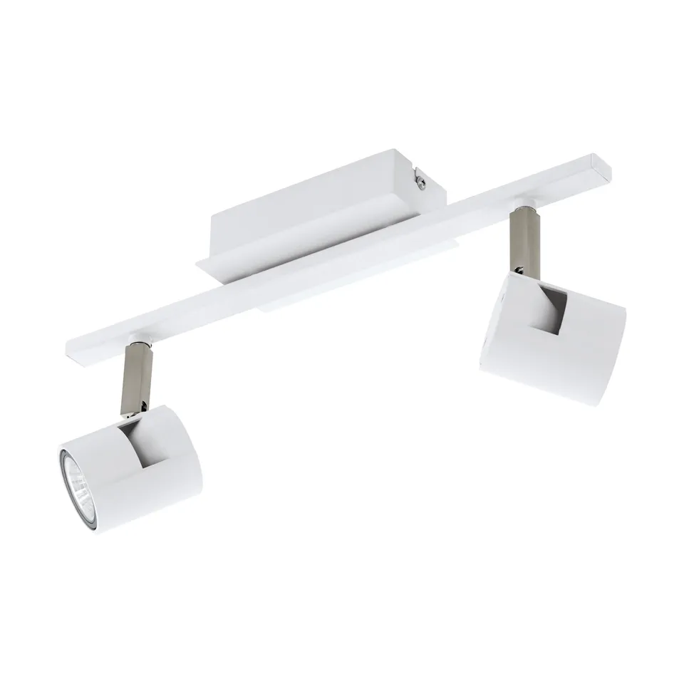 eglo-vergiano-led-deckenleuchte-2-flammig-dimmbar-wei-nickel-matt-gu10 image 1