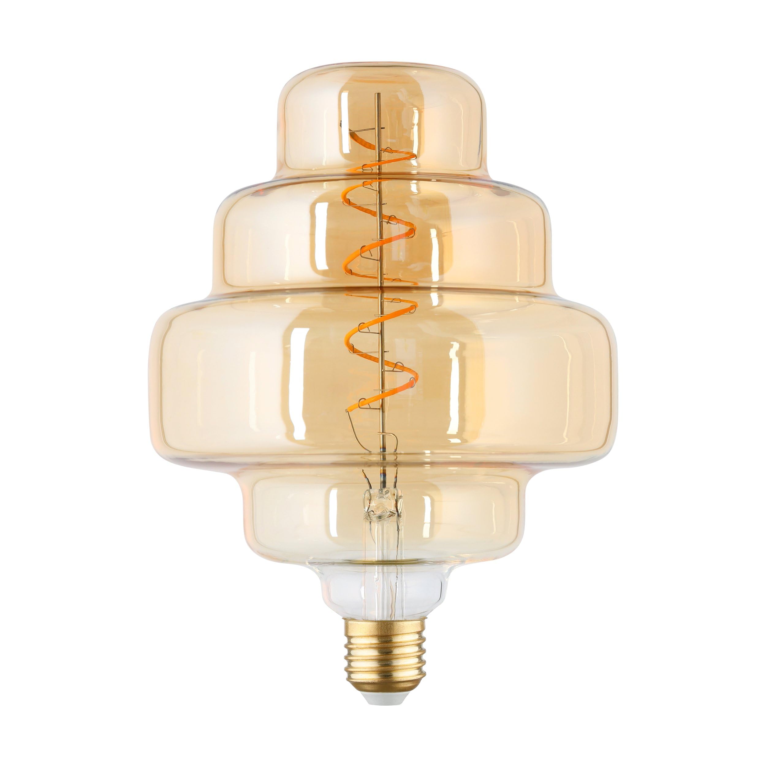 eglo-xxl-e27-spiral-led-retro-gl-hbirne-big-size-amber-4-watt-200-lumen-2000-k-l image 2
