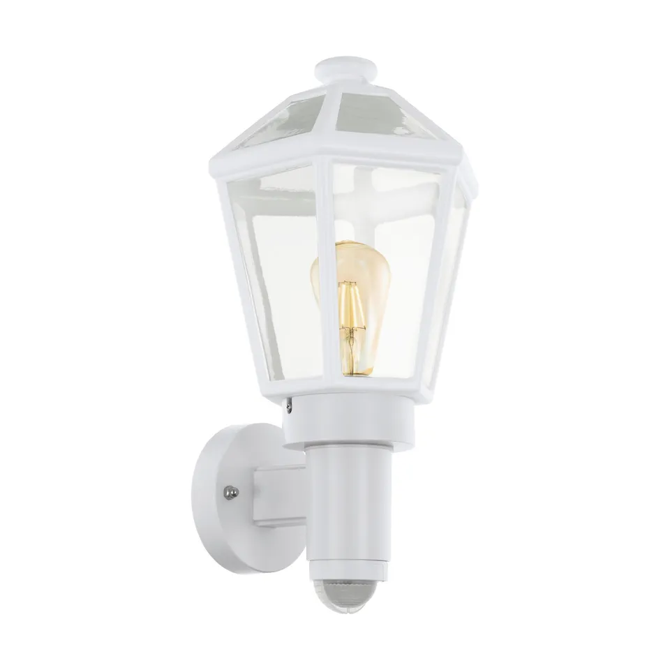 eglo-monselice-au-en-wandleuchte-mit-bewegungsmelder-kunststoff-wei-e27-ip44 image 1