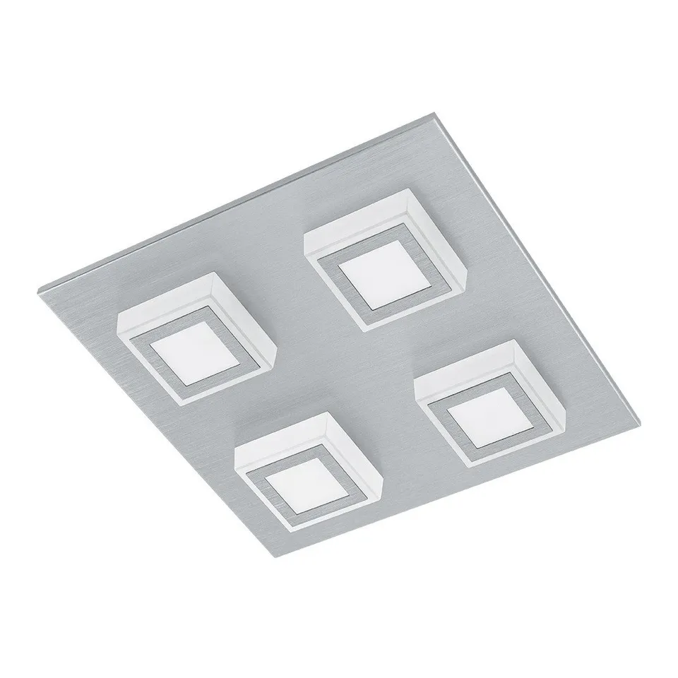 eglo-masiano-led-deckenleuchte-4-flammig-eckig-27-x-27-cm-wei-alu-warmwei image 1