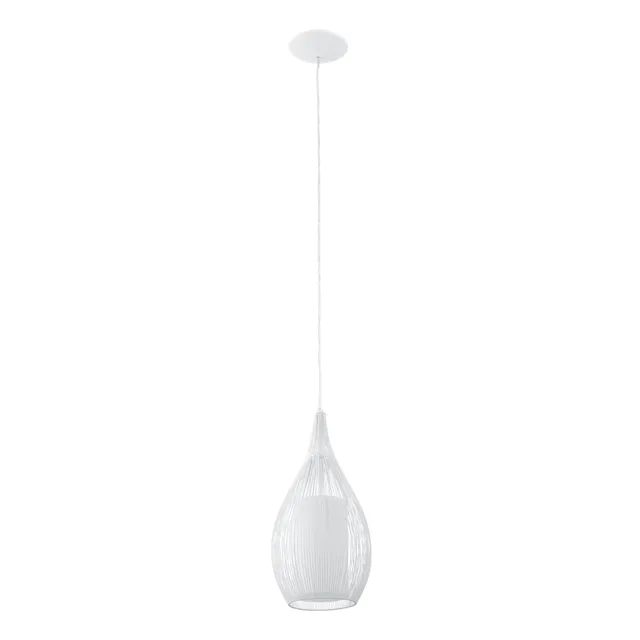 eglo-pendellampe-razoni-e27-pendelleuchte-wei-glas-satiniert-19-cm image 1