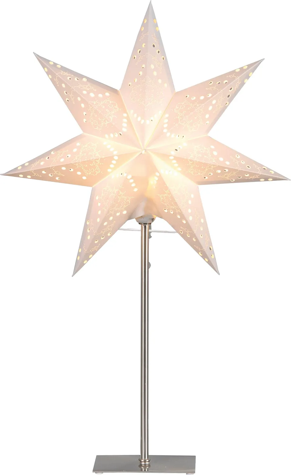 eglo-weihnachtsstern-tischleuchte-55-cm-wei-e14 image 1