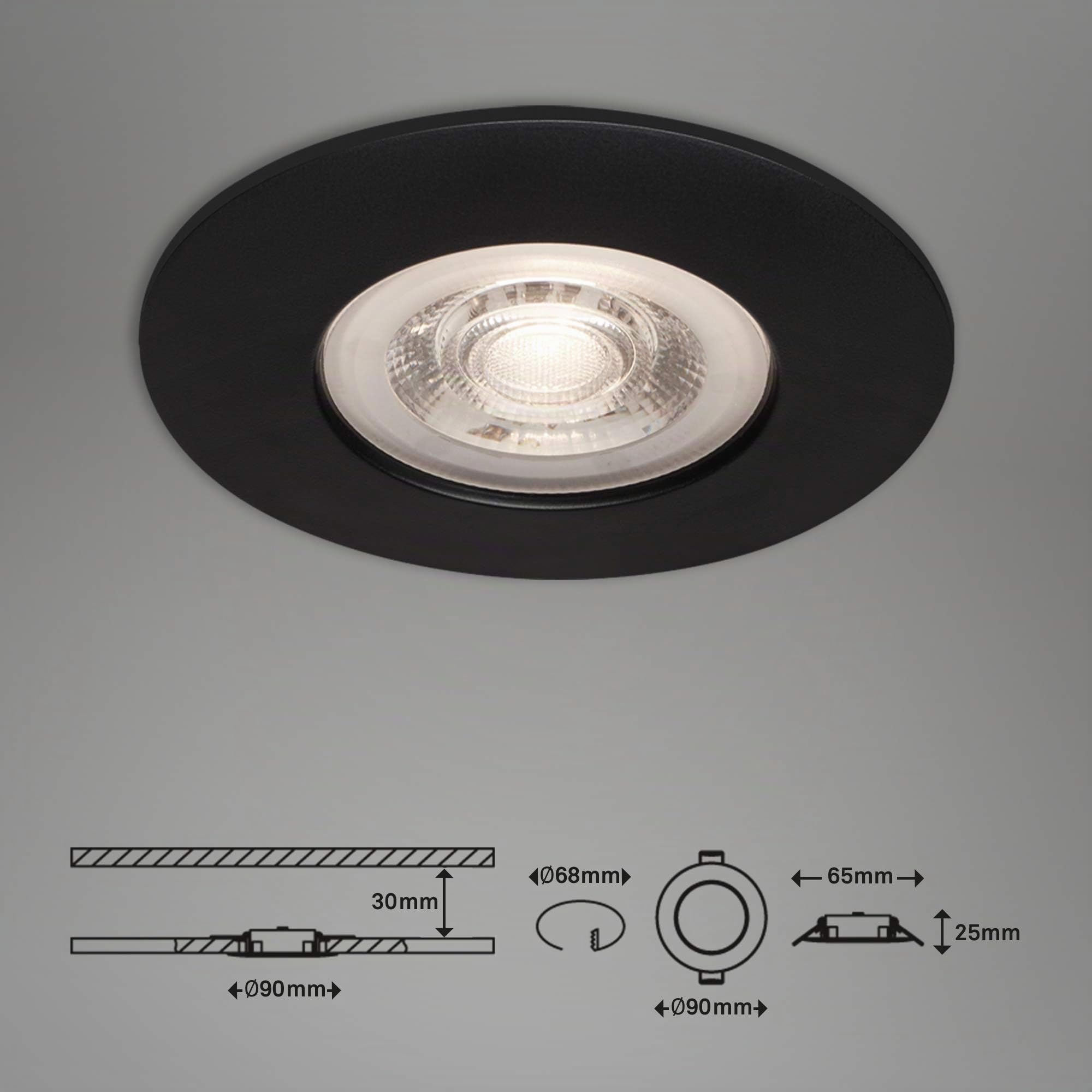 briloner-7047-035-led-einbauleuchten-3er-set-schwarz-matt-dimmbar-5w-3000k image 8
