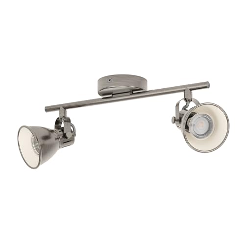 eglo-seras-led-deckenstrahler-2-flammig-nickel-antik-gu10-warmwei image 6