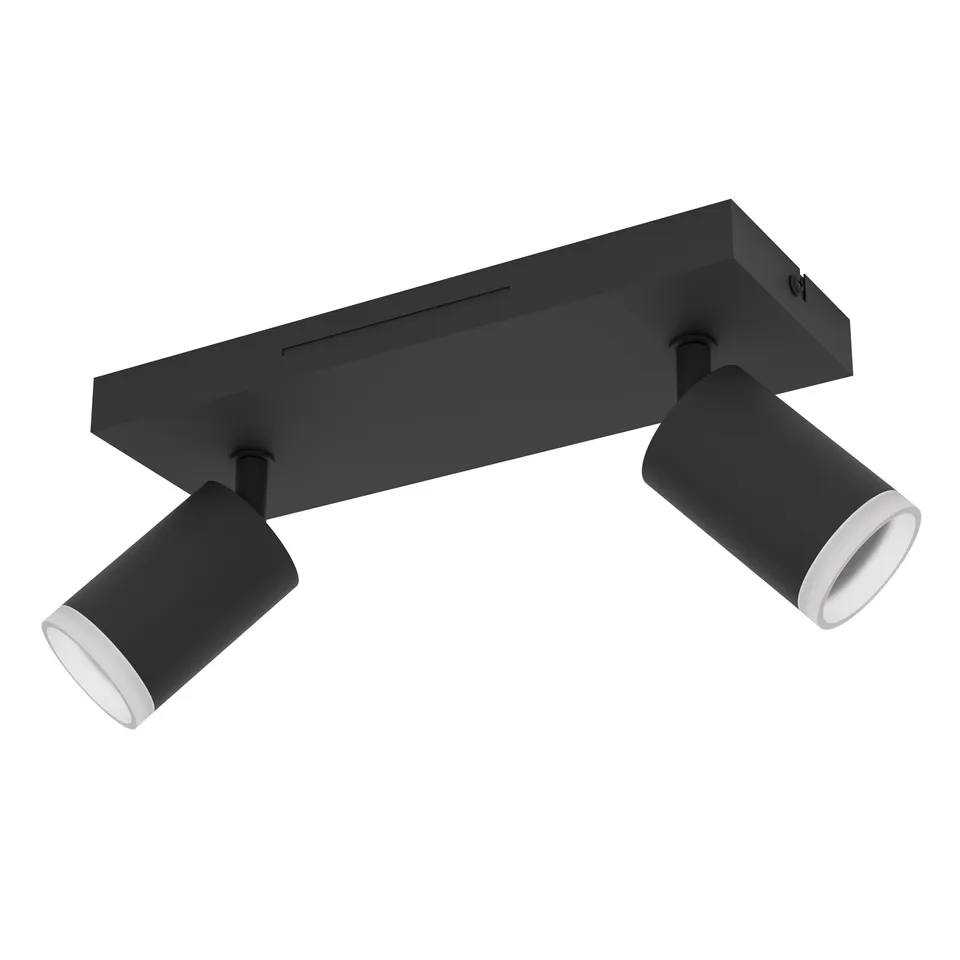 eglo-connect-z-melitello-z-smart-home-led-deckenleuchte-2-spots-schwarz-rgb image 1