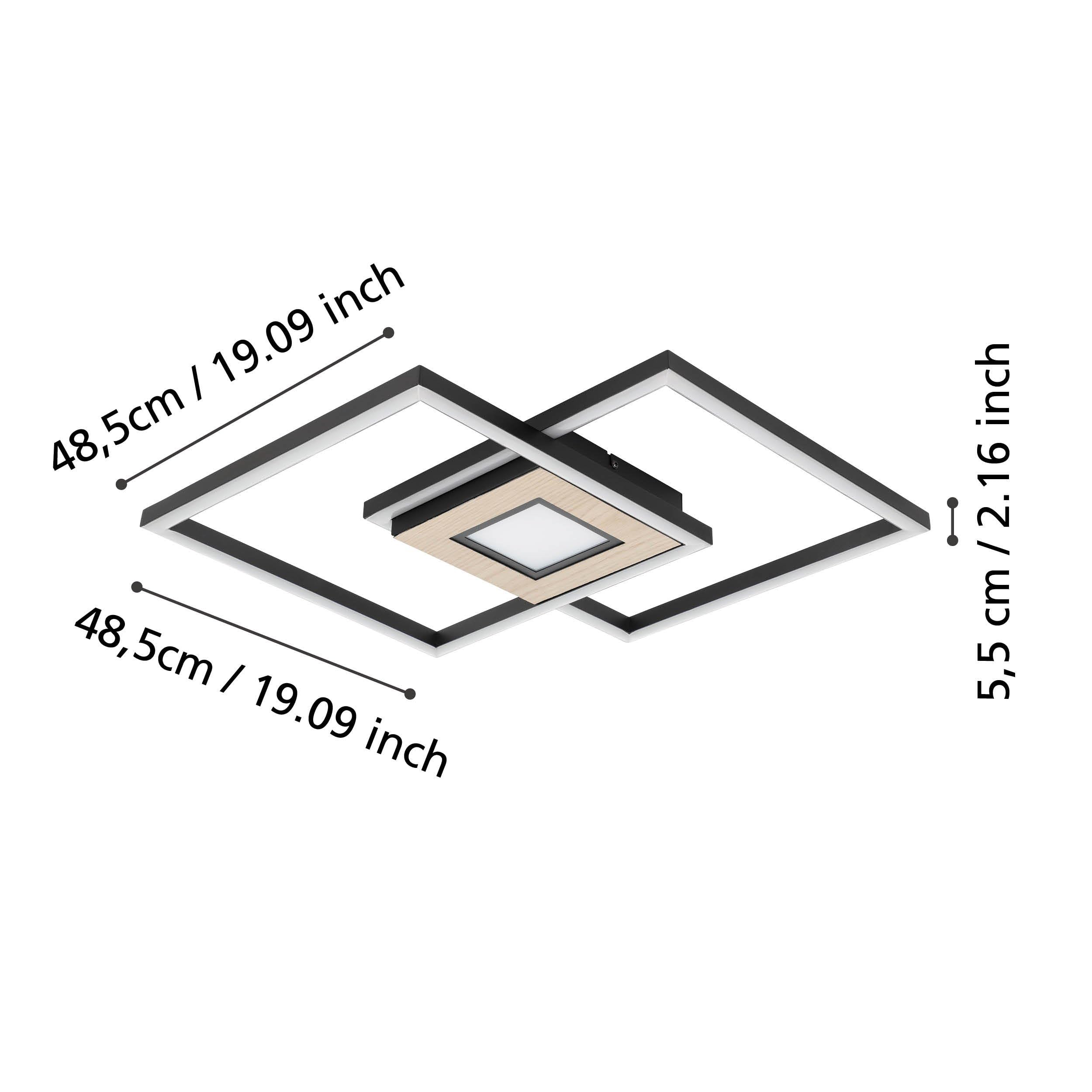 eglo-marinello-led-deckenleuchte-3-flammig-mit-fernbedienung-cct-dimmbar image 6