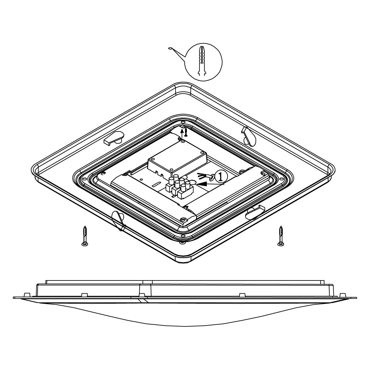 eglo-competa-1-led-deckenleuchte-43-cm-nickel-matt-wei image 4
