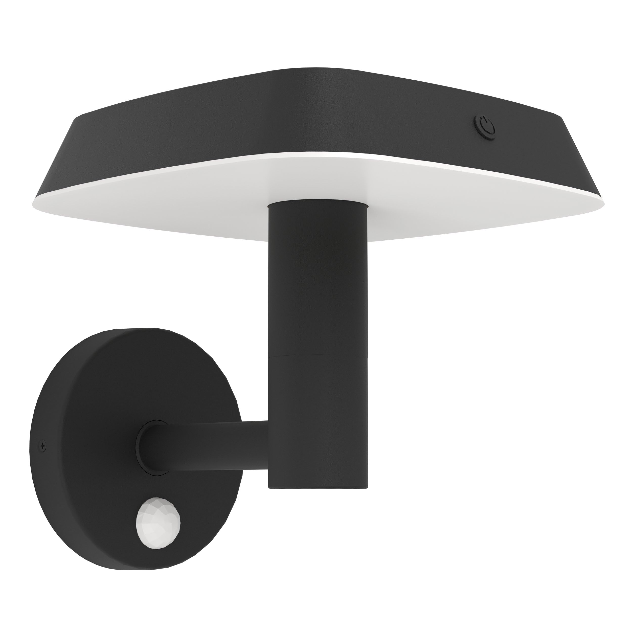 eglo-dreoli-led-solar-wandleuchte-au-en-mit-bewegungsmelder-ip44-schwarz image 1