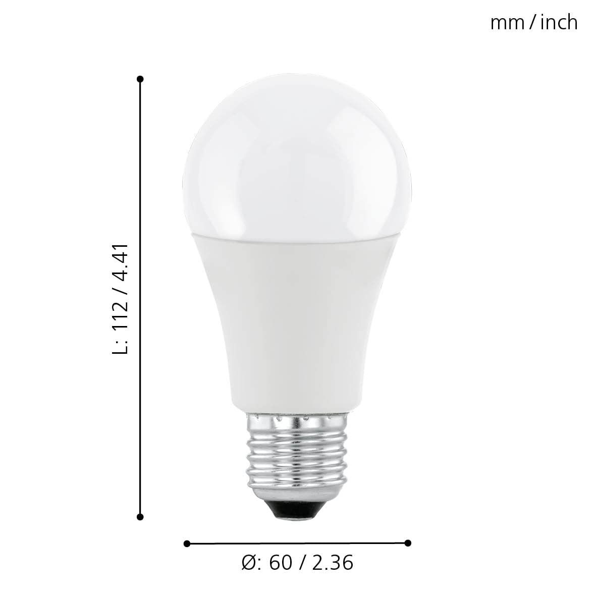 eglo-led-e27-lampe-10w-60w-ersatz-806-lumen-neutralwei image 3
