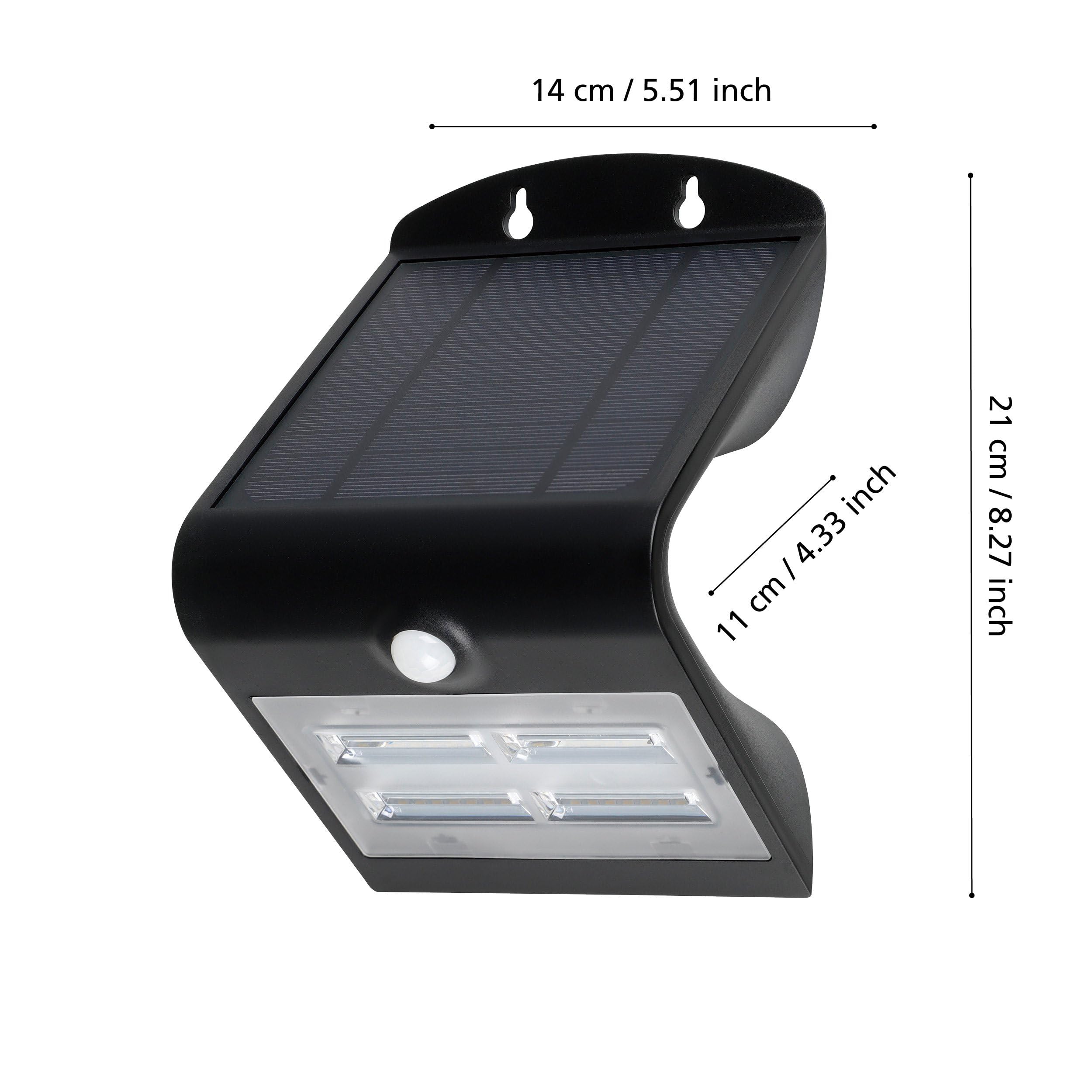 eglo-lamozzo-solar-led-au-enwandleuchte-schwarz-mit-bewegungsmelder-ip54 image 6