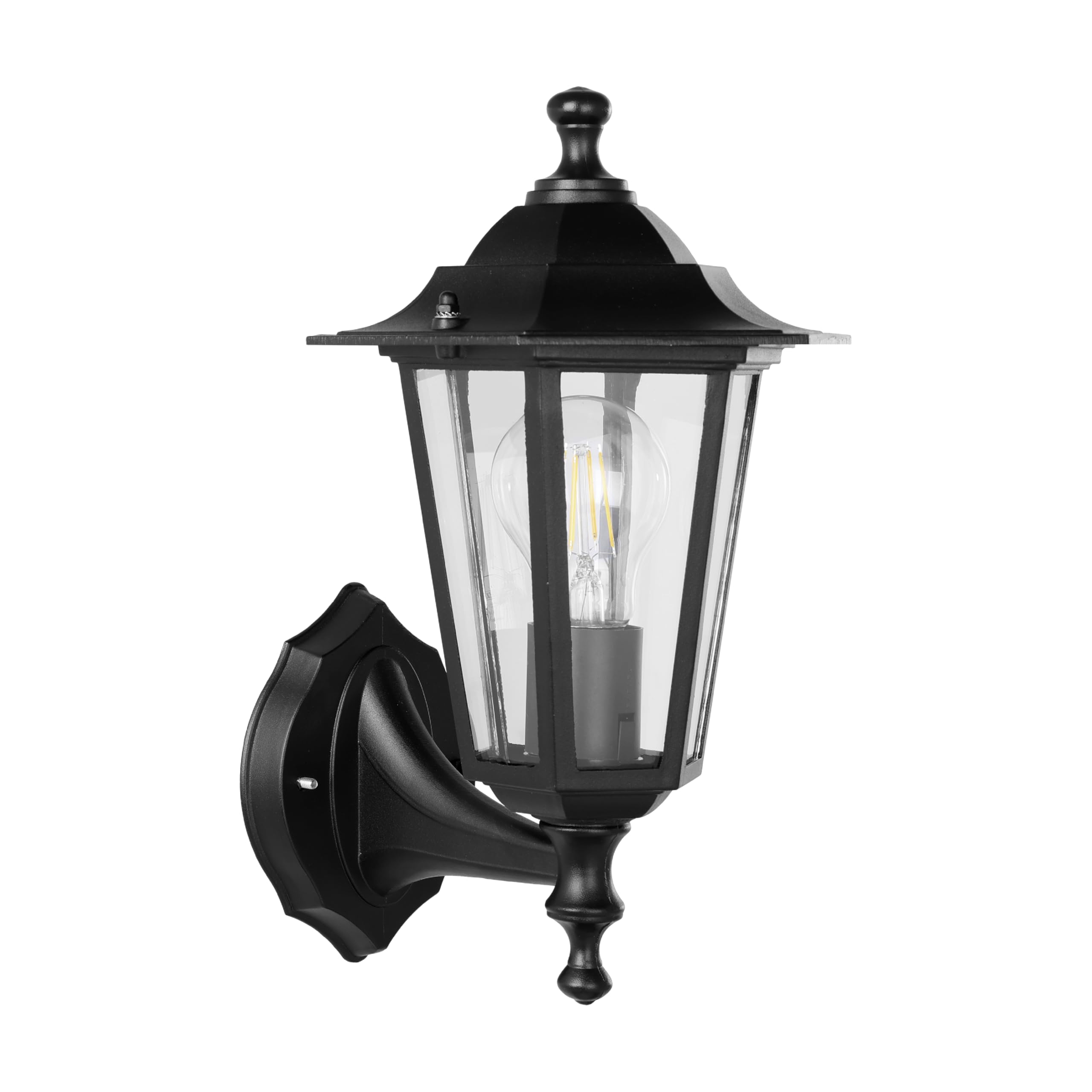 eglo-laterna-4-au-en-wandlampe-vintage-schwarz-e27 image 1