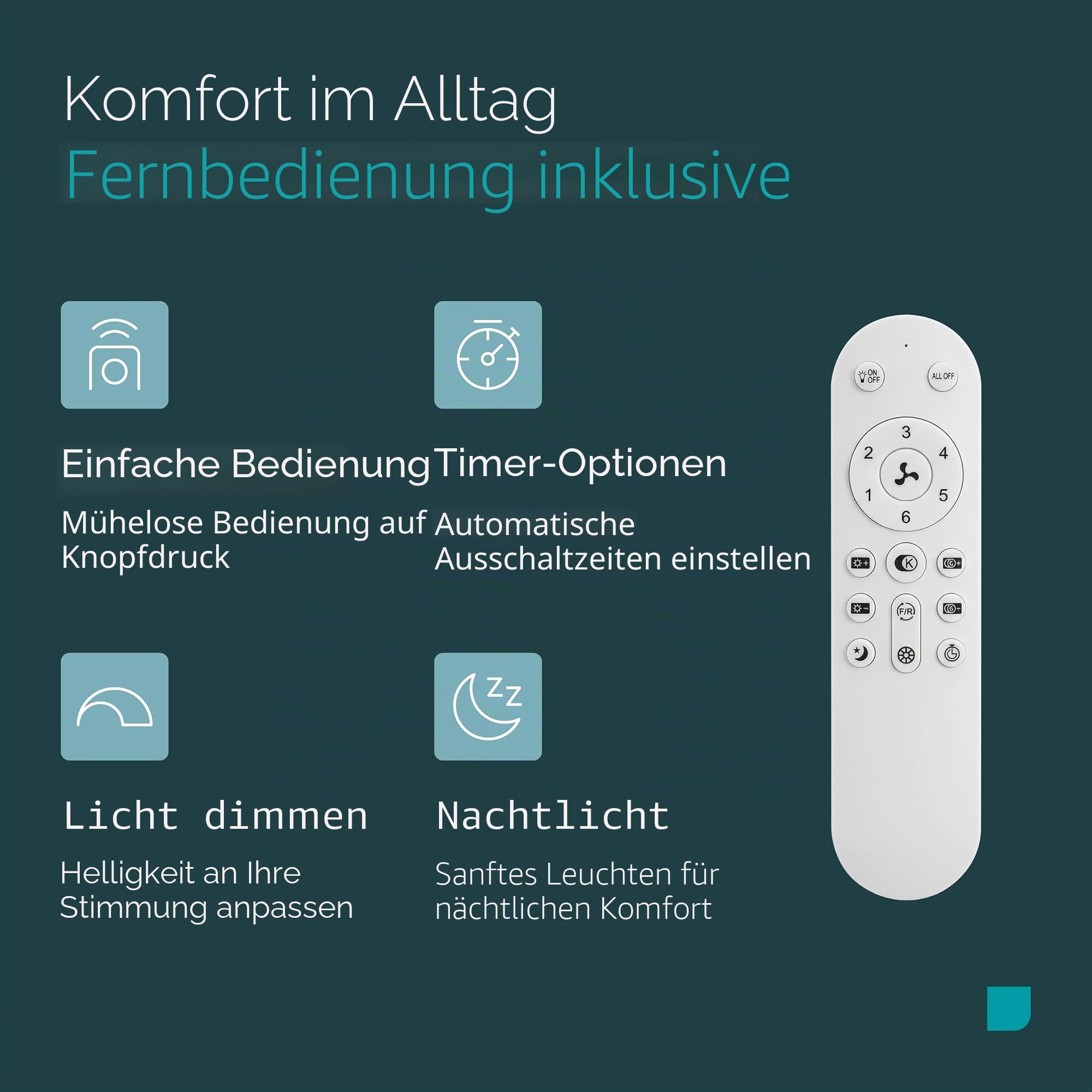 eglo-fernandina-led-deckenventilator-mit-beleuchtung-wei-39-8-cm-dimmbar image 2
