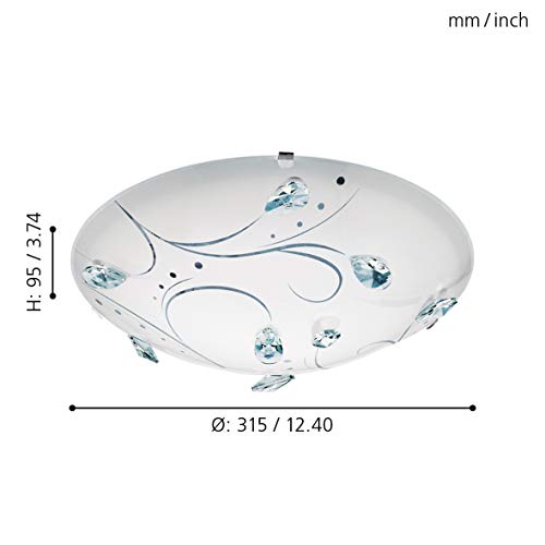 eglo-sorrenta-1-led-deckenleuchte-klassisch-wei-mit-kristallen-31-5-cm image 8