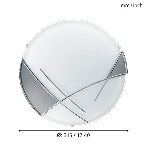 eglo-raya-deckenlampe-1-flammig-e27-wei-chrom-31-5-cm image 8