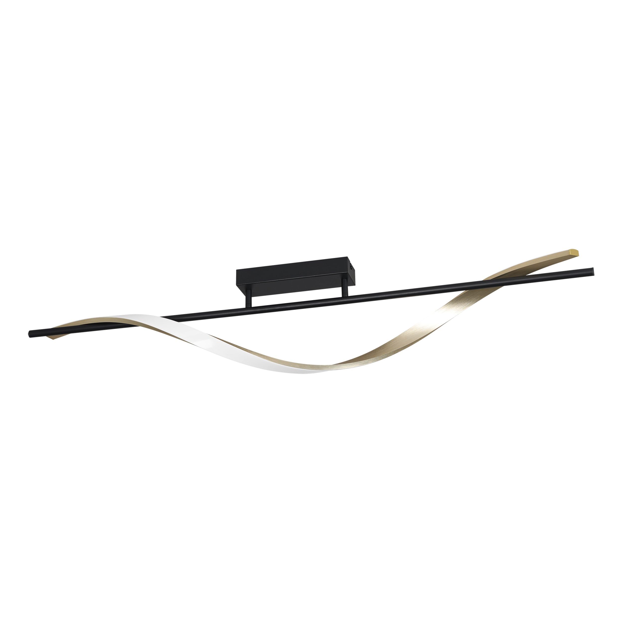 eglo-conaprato-led-deckenleuchte-115-cm-schwarz-messing-dimmbar-mit-fernbedienun image 1
