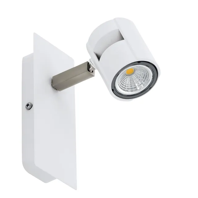 eglo-vergiano-led-wandlampe-wei-nickel-matt-schwenkbar-gu10-warmwei image 1