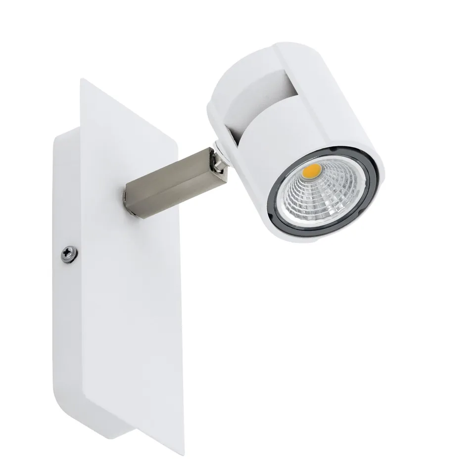 eglo-vergiano-led-wandlampe-wei-nickel-matt-schwenkbar-gu10-warmwei image 1
