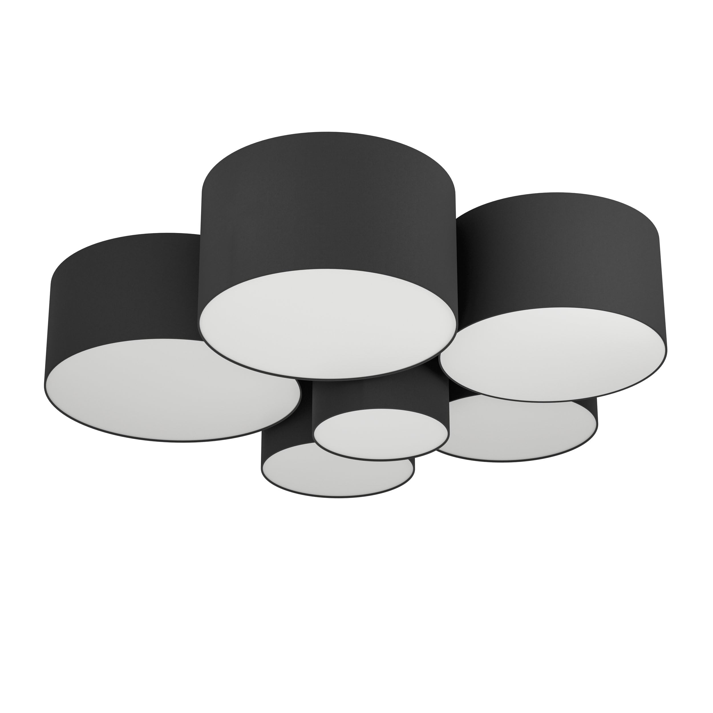 eglo-pastore-deckenlampe-3-flammig-textil-e27-61x49-5x25-5-cm-wei-braun-grau image 7