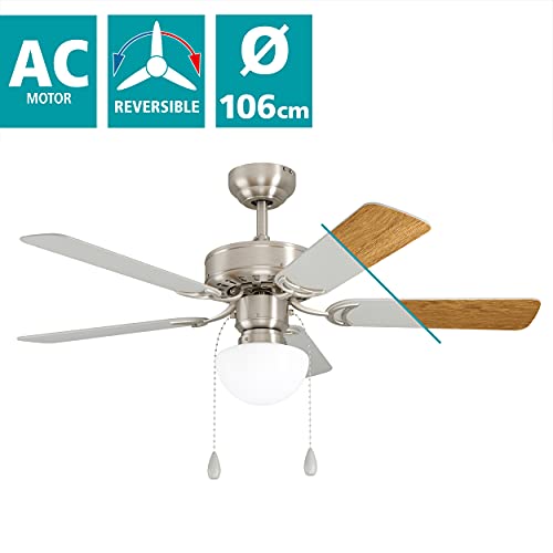 eglo-cadiz-deckenventilator-mit-licht-106-6-cm-silber-eiche image 6