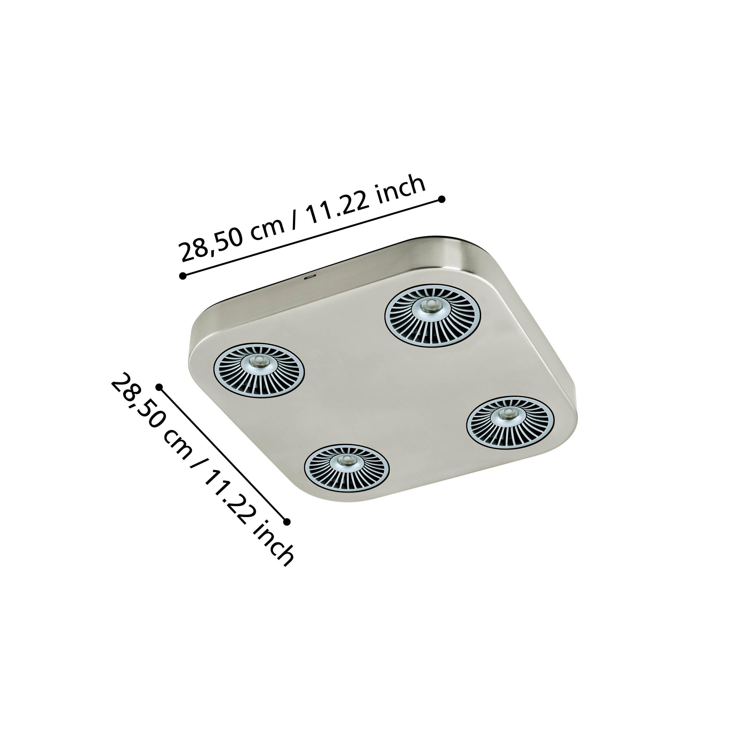 eglo-montale-led-deckenstrahler-4-flammig-nickel-matt-schwarz image 2