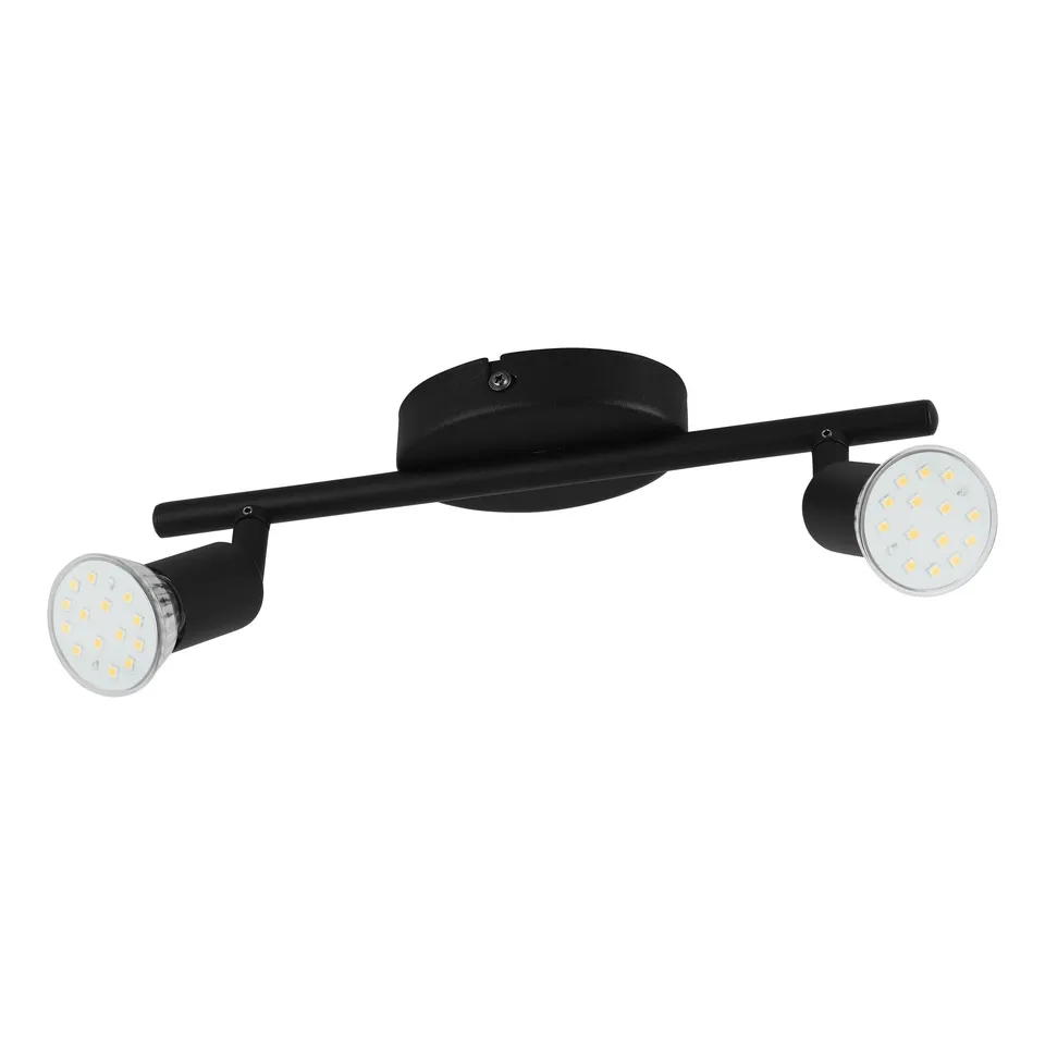 eglo-buzz-led-deckenstrahler-2-flammig-schwarz-l-28-5-cm-gu10 image 1