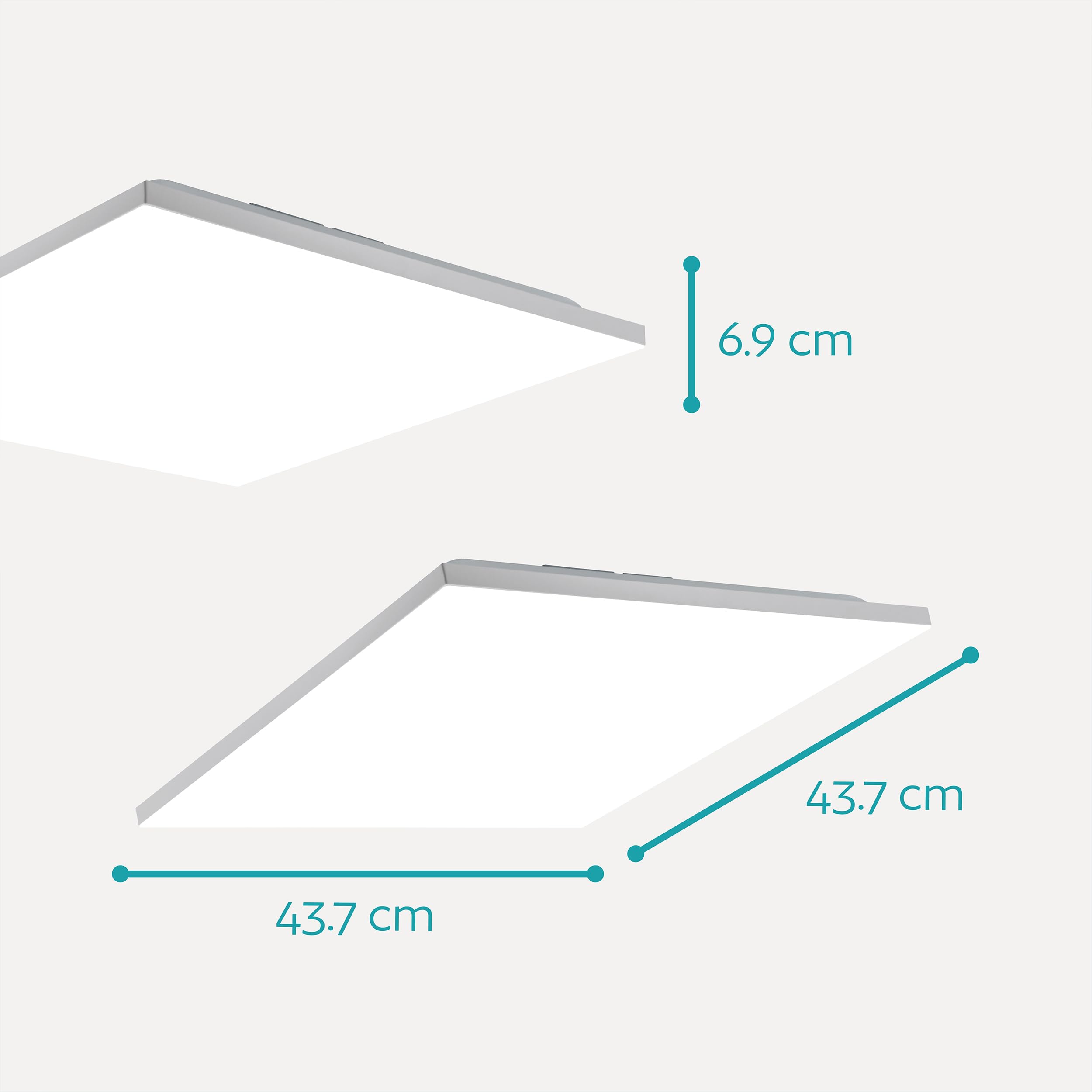 eglo-piglionasso-led-panel-deckenlampe-quadratisch-43-7-cm-neutralwei-2550-lumen image 2