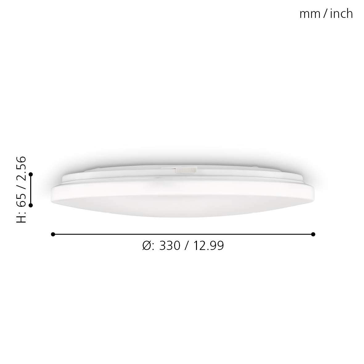 eglo-frania-m-led-deckenlampe-mit-bewegungsmelder-wei-33-cm-warmwei image 6