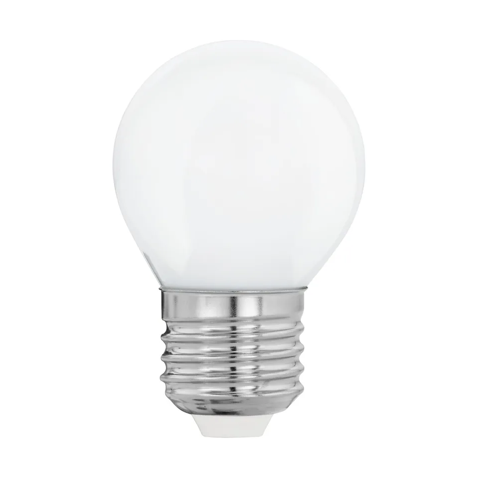 eglo-led-lampe-e27-milky-g45-4w-470lm-warmwei-2700k-4-5-cm image 1