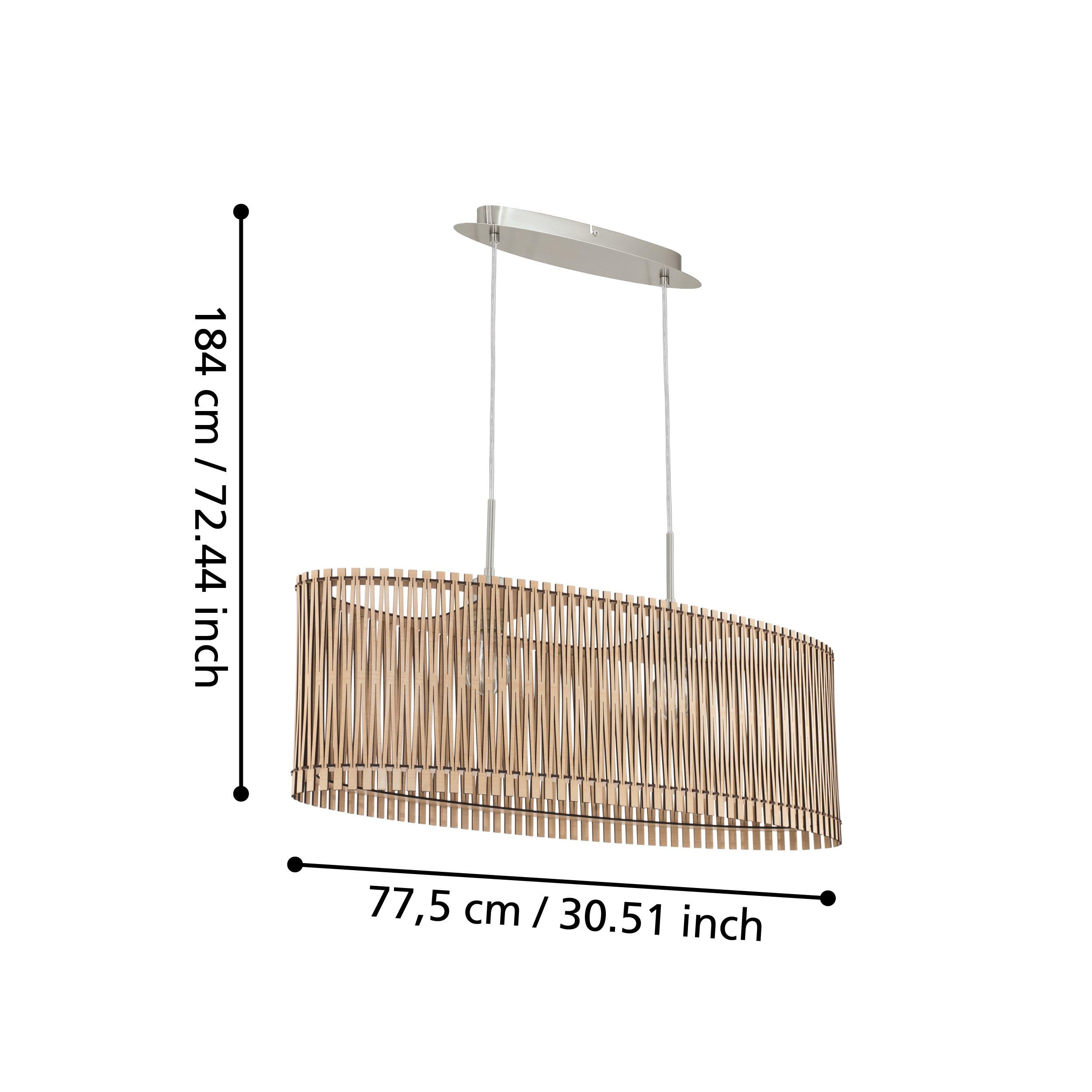 eglo-sendero-pendelleuchte-boho-77-5-cm-holz-ahorn-nickel-matt-e27 image 7