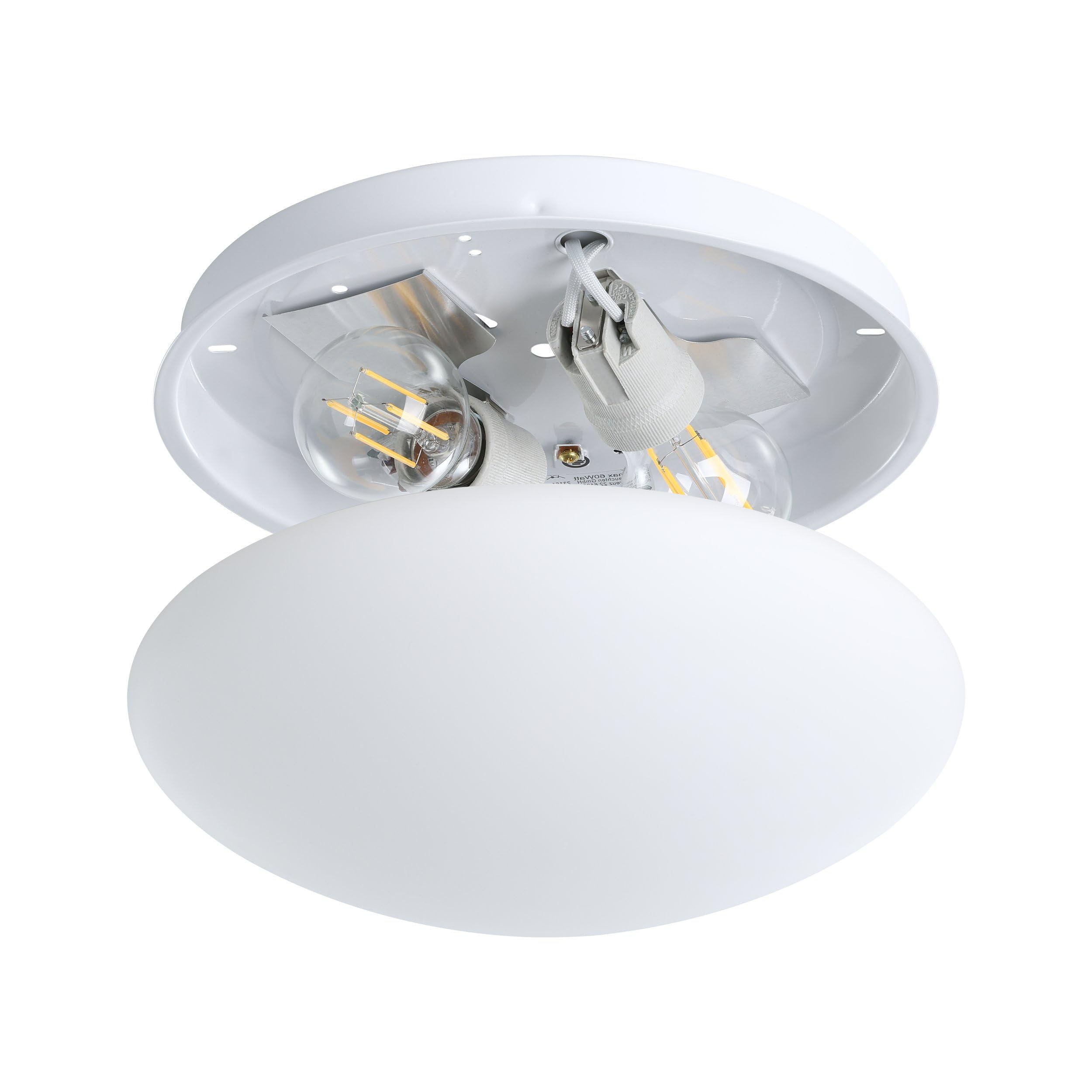 eglo-ella-deckenlampe-35-cm-2-flammig-e27-wei-opal-matt image 6