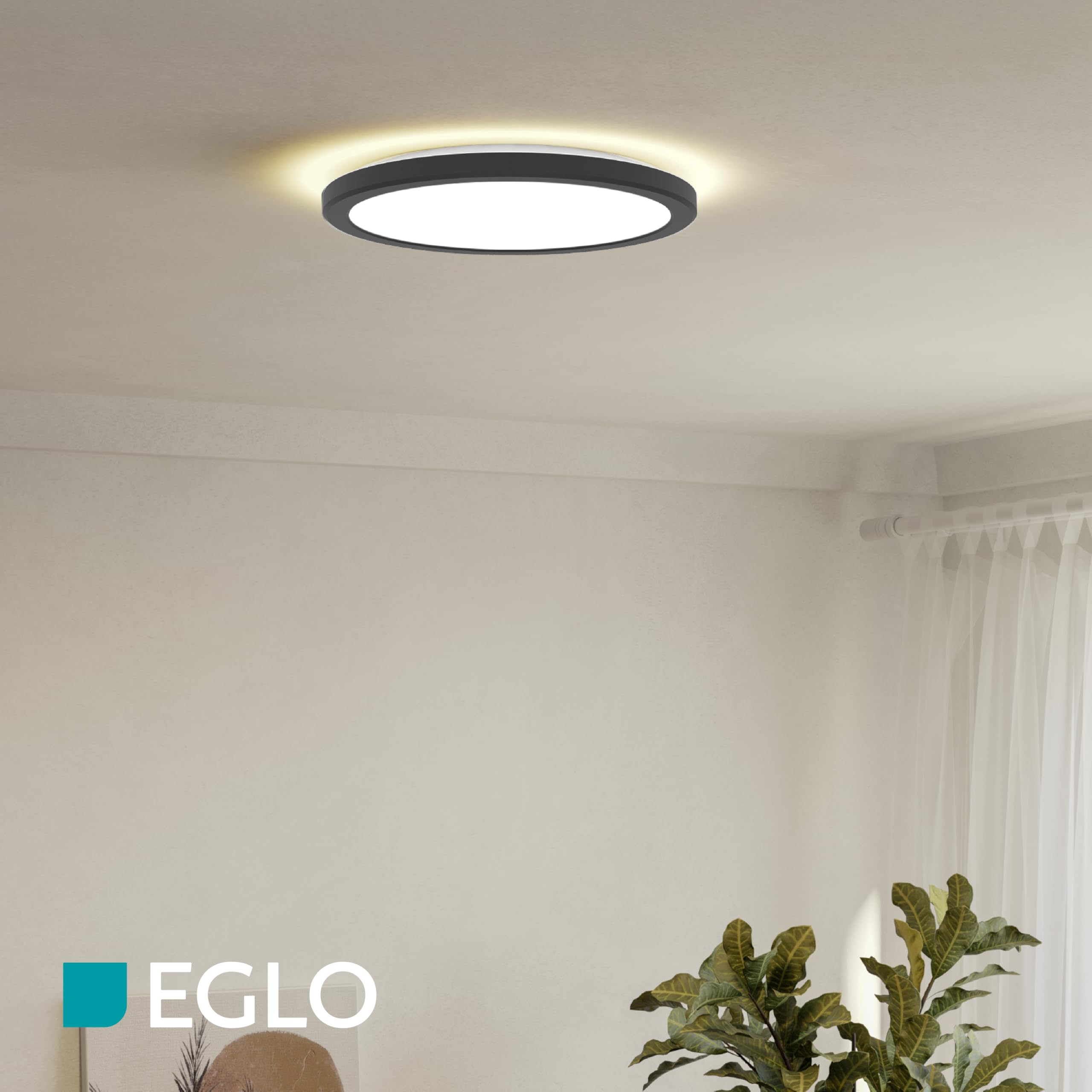 eglo-testara-e-led-deckenleuchte-rund-schwarz-21-cm-warmwei image 3