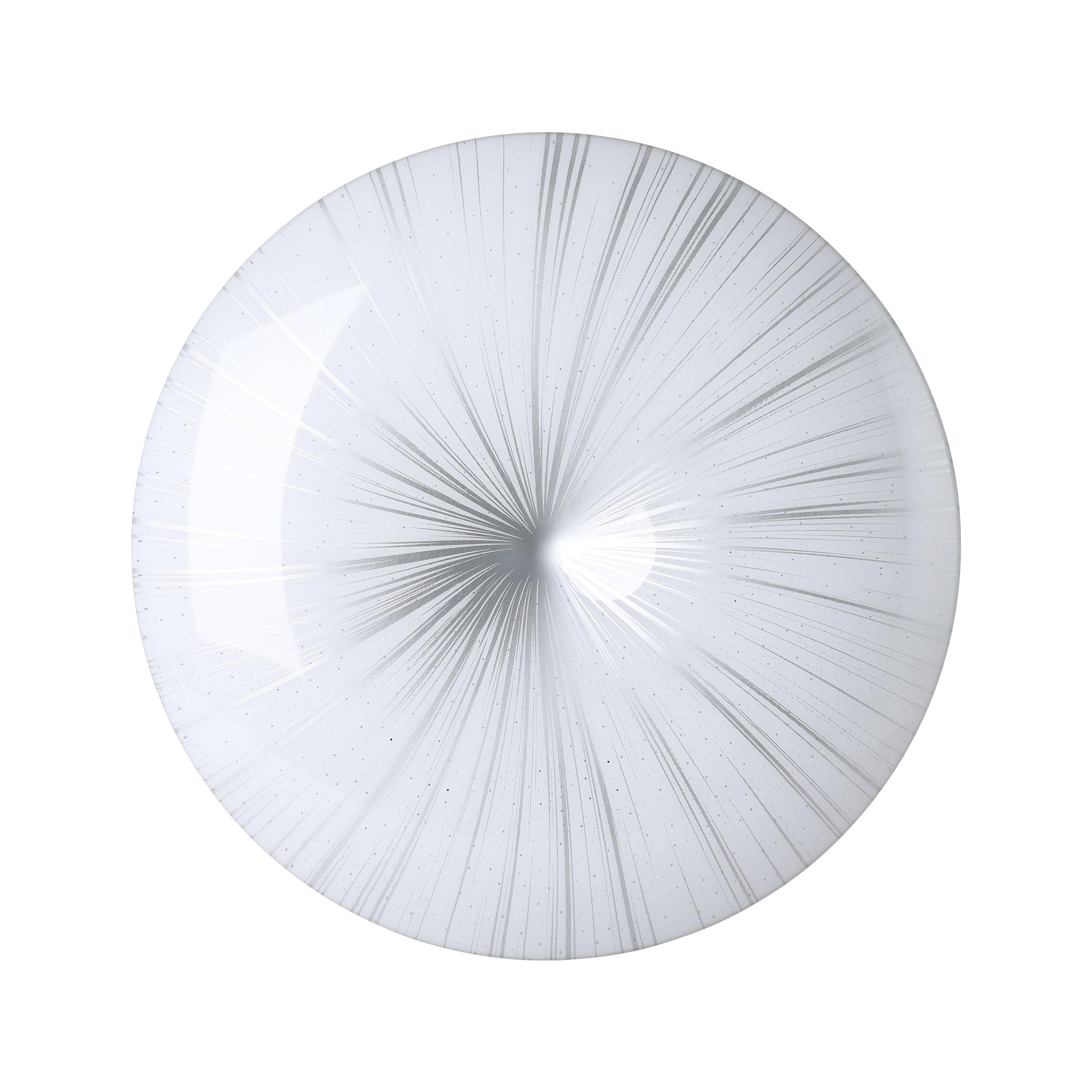 eglo-led-deckenleuchte-nieves-41cm-kristalleffekt-wohnzimmerlampe-wei-silber-war image 3