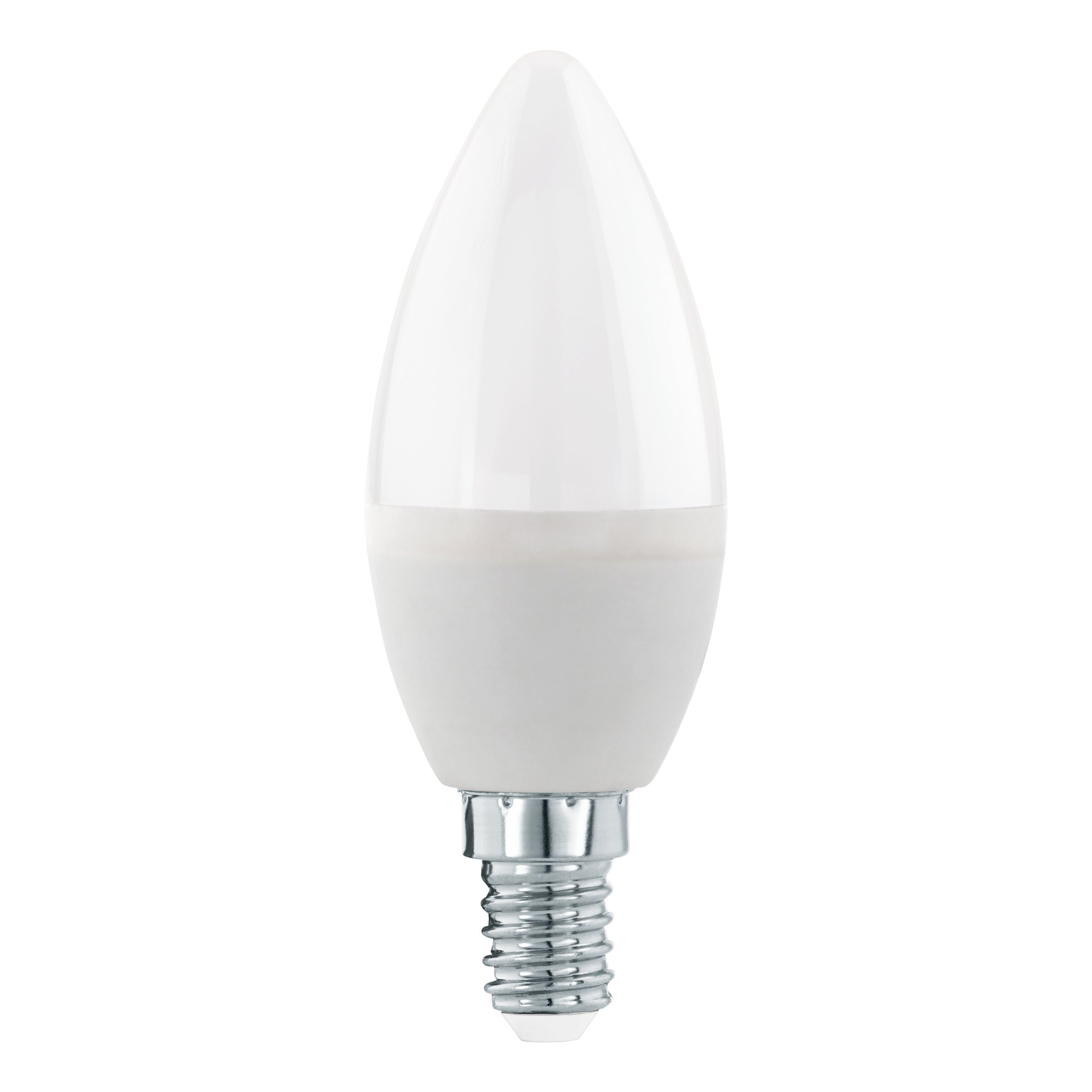 eglo-e14-led-kerzenlampe-dimmbar-5w-60w-ersatz-806-lm-warmwei-3000k-opalwei-c37 image 1